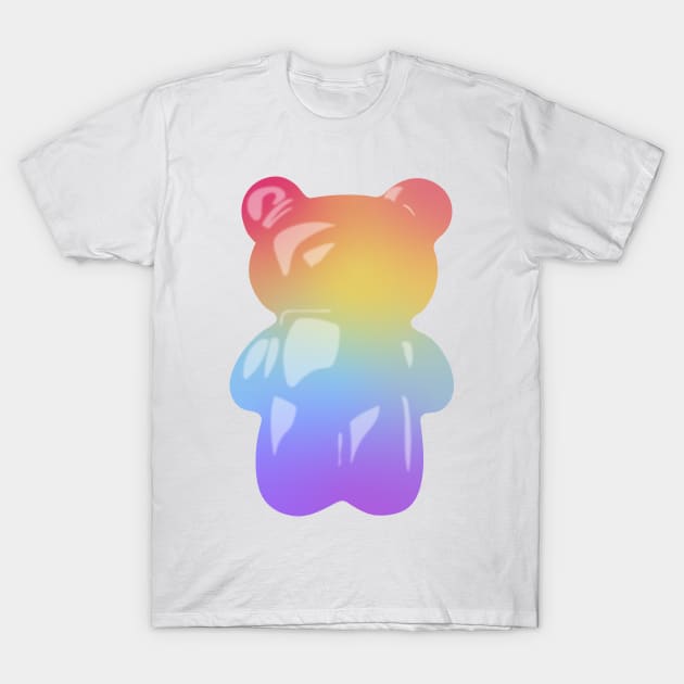 Pastel Rainbow Gummy Bear Candy T-Shirt by YourGoods